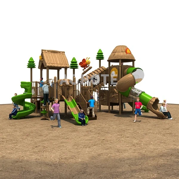 Kids Outdoor Playground Plastic Slides