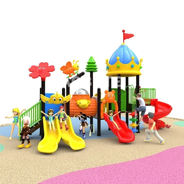 outdoor plastic slides playground