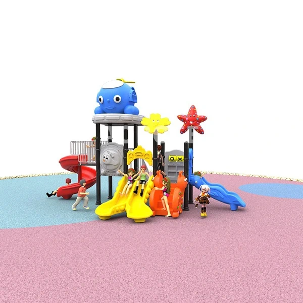 outdoor plastic slide