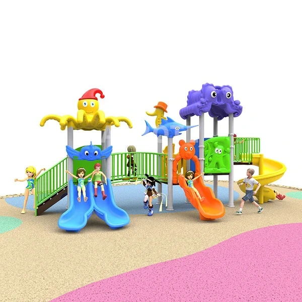 children amusement plastic slides