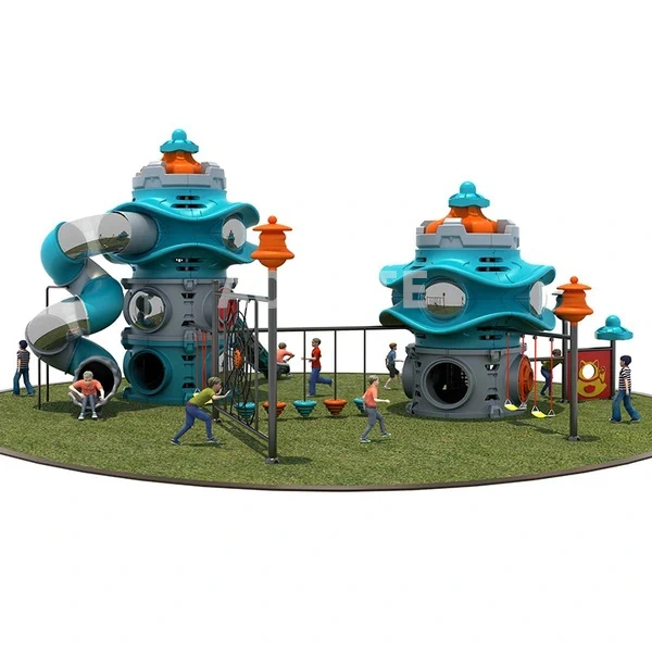 outdoor children's combination slide